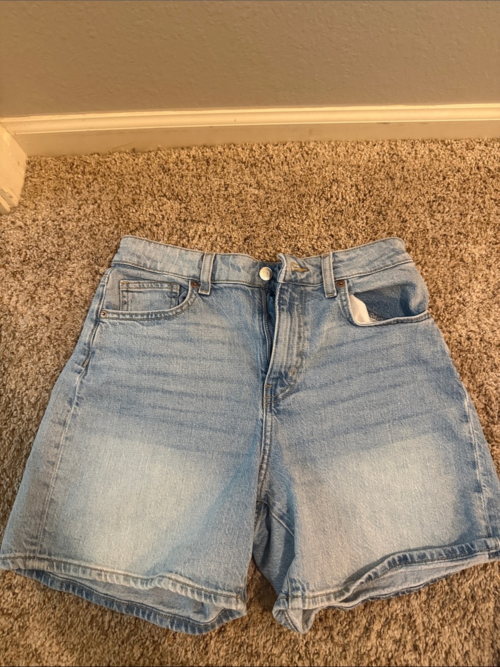 H&M Light Blue Denim Women's Shorts